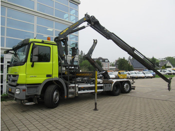 Hook lift truck, Crane truck Mercedes-Benz Actros 2532 LTNLA 6X2 Hooklift + Crane, Haak - Kraan: picture 2 Hook lift truck, Crane truck Mercedes-Benz Actros 2532 LTNLA 6X2 Hooklift + Crane, Haak - Kraan: picture 2