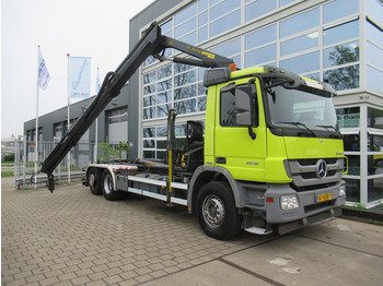 Hook lift truck, Crane truck Mercedes-Benz Actros 2532 LTNLA 6X2 Hooklift + Crane, Haak - Kraan: picture 3 Hook lift truck, Crane truck Mercedes-Benz Actros 2532 LTNLA 6X2 Hooklift + Crane, Haak - Kraan: picture 3