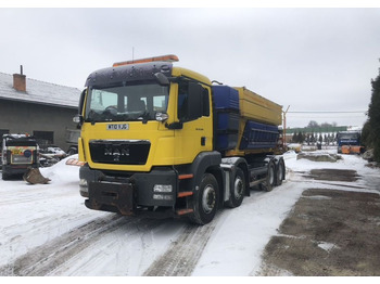 Utility/ Special vehicle, Truck MAN TGS 32.360 8x4 piaskarka solarka schmidt euro5 pług: picture 4