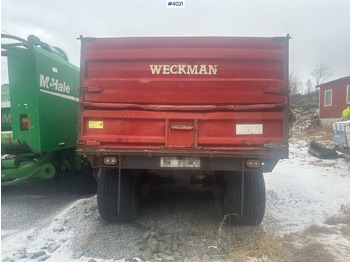Farm trailer 2006 Weckman WS120 traktorhenger m/ rundballegrinder og toppkarmer.: picture 4
