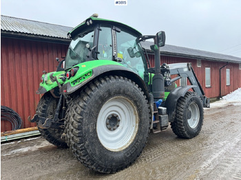 Farm tractor 2015 Deutz-fahr 6190 Agrotron w/ Front loader, Front PTO and 2 sets of tires.: picture 4