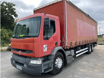 Curtainsider truck RENAULT Premium 320