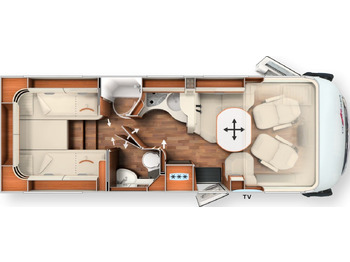 Integrated motorhome Carthago chic c-line I 4.9 LE Mercedes*MJ25*Alde*Sky*TV*: picture 2
