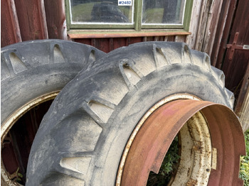 Wheel and tire package for Agricultural machinery 2 tractor tires with rims and rings: picture 3