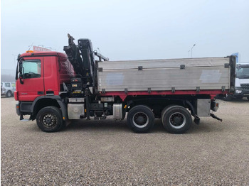 Tipper, Crane truck Mercedes-Benz ACTROS 3355 V8 6X6 HIAB 211 EP-5 HIPRO: picture 4