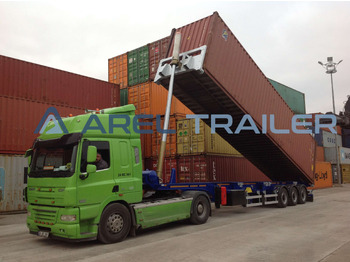 New Container transporter/ Swap body semi-trailer AREL TRAILER 40 FT TIPPING CONTAINER TRAILER: picture 4