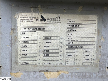 Tipper semi-trailer Stas kipper 23.19 m³, Lift axle: picture 4