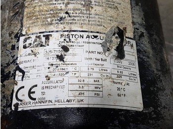 Hydraulics Cat 950H - 325-7158 - Accumulator/Hydrospeicher: picture 3