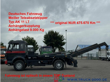 Skip loader truck MERCEDES-BENZ SK 1831