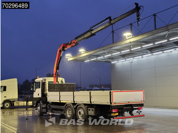 Dropside/ Flatbed truck, Crane truck MAN TGS 26.360 TGS 6X2 NL-Truck Palfinger PK17.001 Crane Kran Lift+Steering-Axle Navi Euro 6 Palfinger: picture 2 Dropside/ Flatbed truck, Crane truck MAN TGS 26.360 TGS 6X2 NL-Truck Palfinger PK17.001 Crane Kran Lift+Steering-Axle Navi Euro 6 Palfinger: picture 2