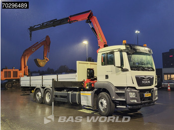 Dropside/ Flatbed truck, Crane truck MAN TGS 26.360 TGS 6X2 NL-Truck Palfinger PK17.001 Crane Kran Lift+Steering-Axle Navi Euro 6 Palfinger: picture 3 Dropside/ Flatbed truck, Crane truck MAN TGS 26.360 TGS 6X2 NL-Truck Palfinger PK17.001 Crane Kran Lift+Steering-Axle Navi Euro 6 Palfinger: picture 3