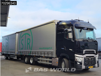 Curtainsider truck Renault T 480 6X2 NL-Truck combi Liftaxle 1500kg Ladebordwand Euro 6: picture 3 Curtainsider truck Renault T 480 6X2 NL-Truck combi Liftaxle 1500kg Ladebordwand Euro 6: picture 3