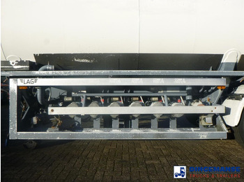 Tank semi-trailer LAG Fuel tank alu 44.4 m3 / 6 comp + pump: picture 5
