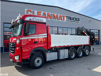 Tipper, Crane truck Mercedes-Benz Arocs 3263 8x4 Hiab 37 Tonmeter laadkraan + Fly-Jib: picture 4