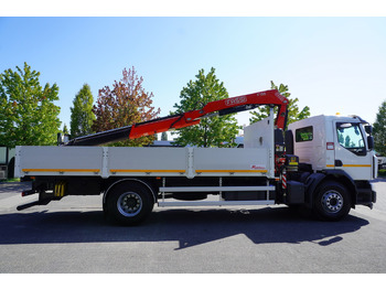 Dropside/ Flatbed truck, Crane truck RENAULT C320 P 4x2 / FASSI crane 6.2 T / range 10 m / Flatbed 15 EPAL / 50 tho. km!: picture 5