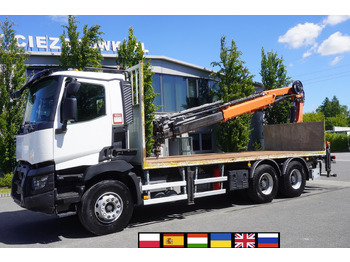 Dropside/ Flatbed truck RENAULT C 380