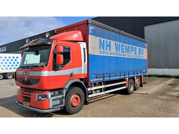 Curtainsider truck RENAULT Premium 380