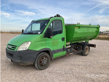 Tipper van 2008 Iveco Daily 35C12 2007 Hiab 008 840 kg on 4x2 Dump Truck with Crane: picture 3