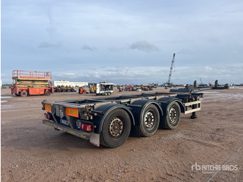 Container transporter/ Swap body trailer 2011 Fruehauf T38NOTM2AEA Tri/A Extendable Semi-Remorque ... Container Trailer: picture 3