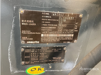 Wheel loader 2019 Komatsu WA380Z-6: picture 3