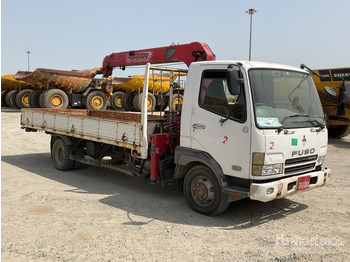 Dropside/ Flatbed truck, Crane truck Mitsubishi KK-FK71HJ: picture 2