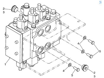 Hydraulic valve CASE
