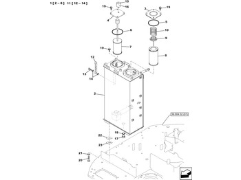 Hydraulic tank CASE