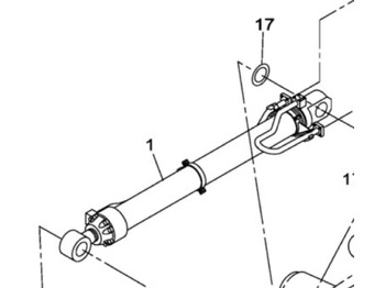 Hydraulic cylinder CASE