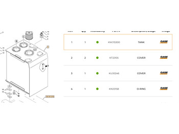 Hydraulic tank CASE