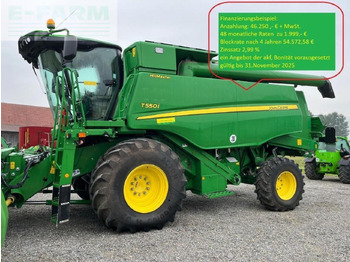 Combine harvester JOHN DEERE T550