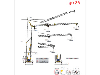 Self-erecting tower crane POTAIN