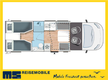 Semi-integrated motorhome Chausson 797 TITANIUM / - 2026 - / 4.1T. / EINZELBETTEN: picture 2