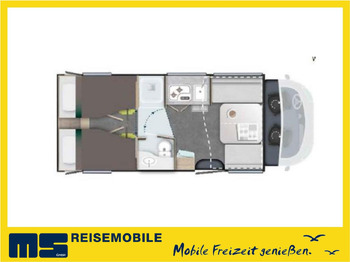 Semi-integrated motorhome CHAUSSON