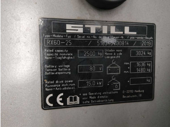 Forklift STILL RX60-25 FORKLIFT: picture 5