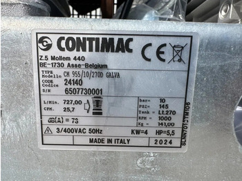 New Air compressor Contimac CM 955 / 10 / 270D Galva 4 kW 950 L / min 10 Bar Zuigercompressor Agri Gegalvaniseerd: picture 3 New Air compressor Contimac CM 955 / 10 / 270D Galva 4 kW 950 L / min 10 Bar Zuigercompressor Agri Gegalvaniseerd: picture 3