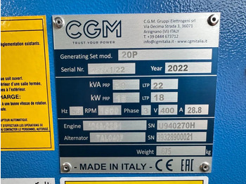 New Generator set Perkins Leroy Somer 22 kVA Silent noodstroom systeem  generatorset NSA ATS New !: picture 3