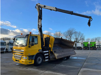 Crane truck DAF CF 360 FAN Kipper knijperwagen: picture 4