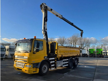 Crane truck DAF CF 360 FAN Kipper knijperwagen: picture 3