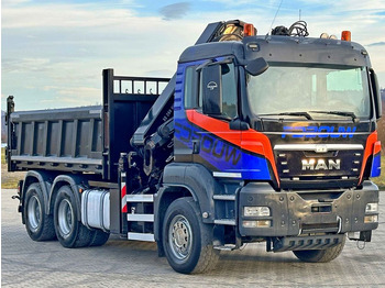 Tipper, Crane truck MAN TGS 33.480 * HIAB 288 EP - 4 HIDUO/ FUNK * 6x4: picture 3 Tipper, Crane truck MAN TGS 33.480 * HIAB 288 EP - 4 HIDUO/ FUNK * 6x4: picture 3