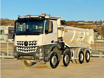 Tipper, Crane truck Mercedes-Benz AROCS 3248 * KIPPER * 8x4 * TOPZUSTAND: picture 2