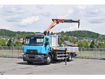 Crane truck, Dropside/ Flatbed truck Renault C 320 * PK 12002 EH A + FUNK * TOPZUSTAND Renault C 320 * PK 12002 EH A + FUNK * TOPZUSTAND: picture 2