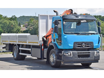 Crane truck, Dropside/ Flatbed truck Renault C 320 * PK 12002 EH A + FUNK * TOPZUSTAND Renault C 320 * PK 12002 EH A + FUNK * TOPZUSTAND: picture 3