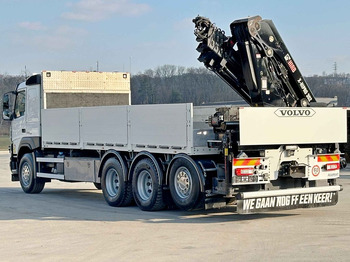 Crane truck, Dropside/ Flatbed truck Volvo FMX 460  HIAB X - HIPRO 302 EP - 5 + FUNK/ 8x4: picture 5