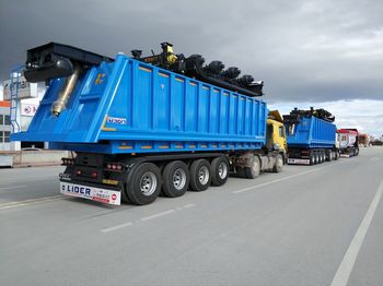 New Tipper semi-trailer LIDER 2020 MODEL NEW 35 Mt3 DUMPER ( BENNE ): picture 1
