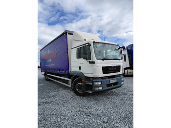 Curtainsider truck MAN TGM 18.250