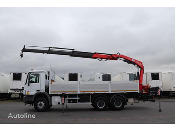 Dropside/ Flatbed truck, Crane truck Mercedes-Benz ACTROS 3336: picture 4