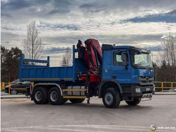 Tipper, Crane truck Mercedes-Benz ACTROS 3341 6x6 HMF 4220 K4 CRANE KIPPER: picture 4 Tipper, Crane truck Mercedes-Benz ACTROS 3341 6x6 HMF 4220 K4 CRANE KIPPER: picture 4