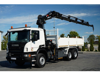 Tipper, Crane truck Scania P 410 / 6x4 / WYWROTKA - 6 M + HDS HIAB XS 211 / STEROWANIE RADI: picture 5