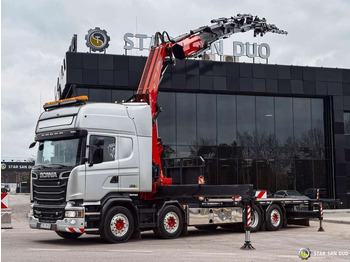 Crane truck SCANIA R 730