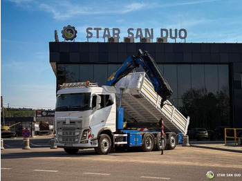 Crane truck Volvo  FH 16.550 8x4 Palfinger PK 34002-SH Crane Kippe: picture 4